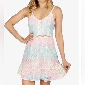 Speechless Rainbow Sun Dress 🌈 - size S